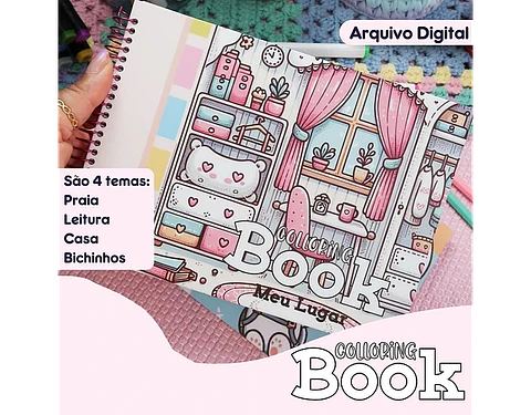 Arquivo coloring book A5 - MIMOS PERSONALIZADOS
