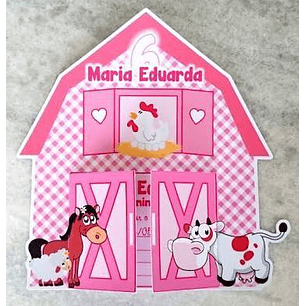 Arquico de Corte Convite Fazendinha