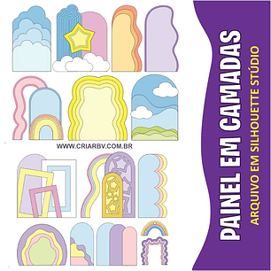 Arquivo topo de bolo Painel 9