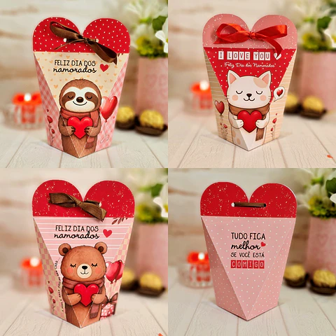 Arquivo dia dos namorados caixa coração - TELMA CONTEL