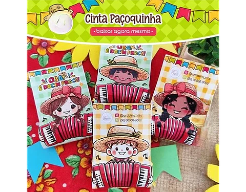 Arquivo festa junina cinta paçoquinha - ART IDEIA