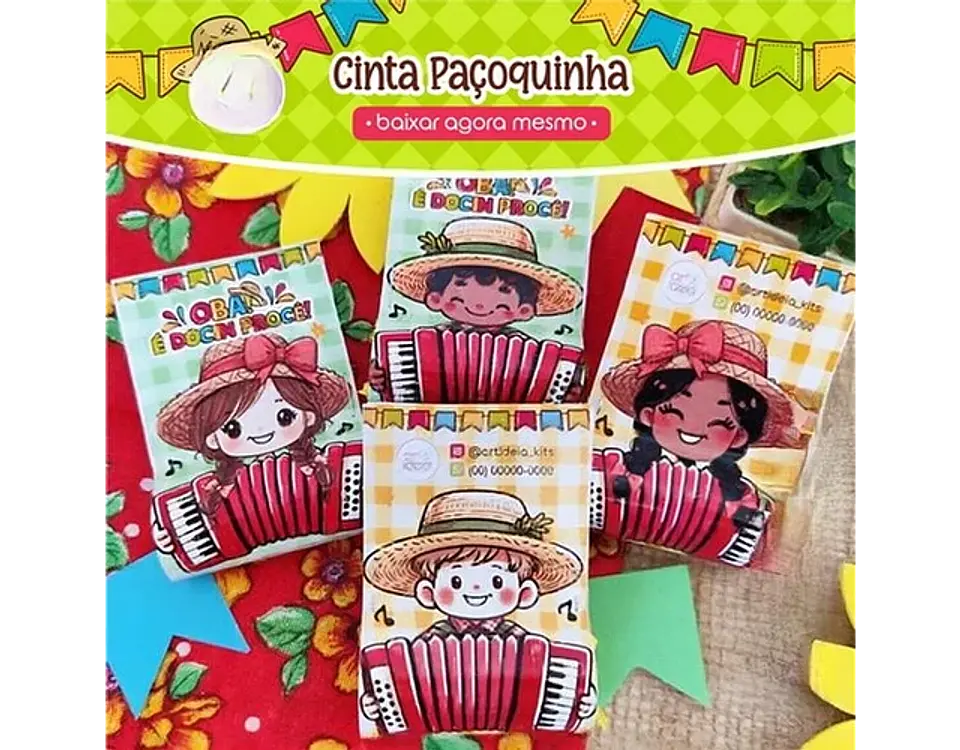 Arquivo festa junina cinta paçoquinha - ART IDEIA 1