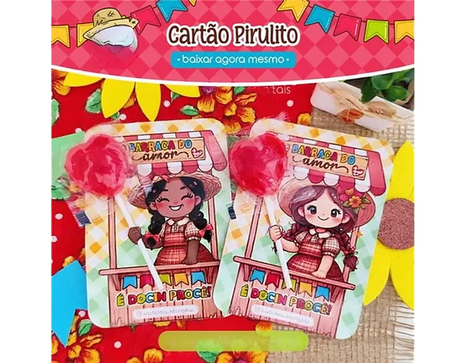 Arquivo festa junina card pirulito - ART IDEIA 1