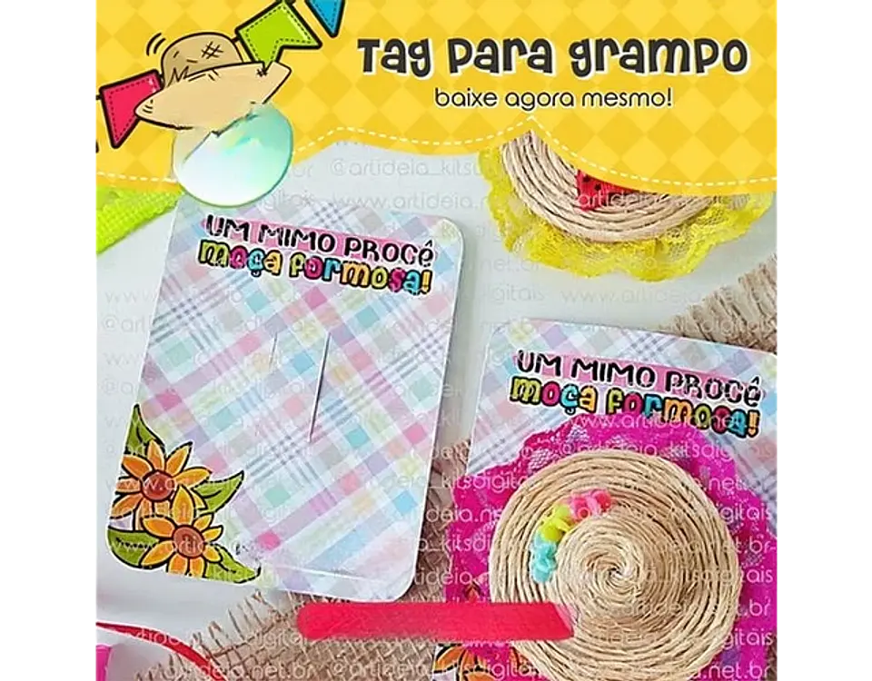 Arquivo festa junina tag grampo - ART IDEIA 1