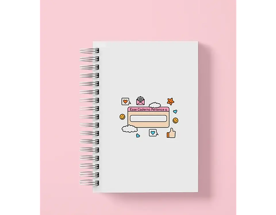 Arquivo caderno de logins e senhas A6 - STUDIO RAFA 2