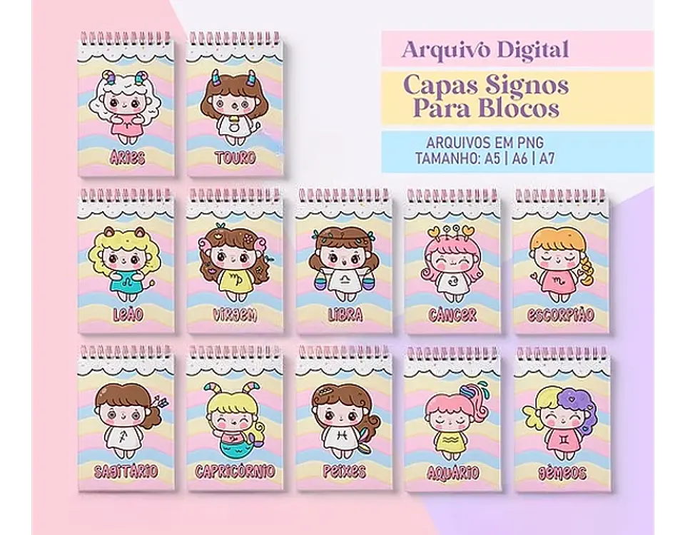 Arquivo capa bloquinhos signos - STUDIO RAFA 1