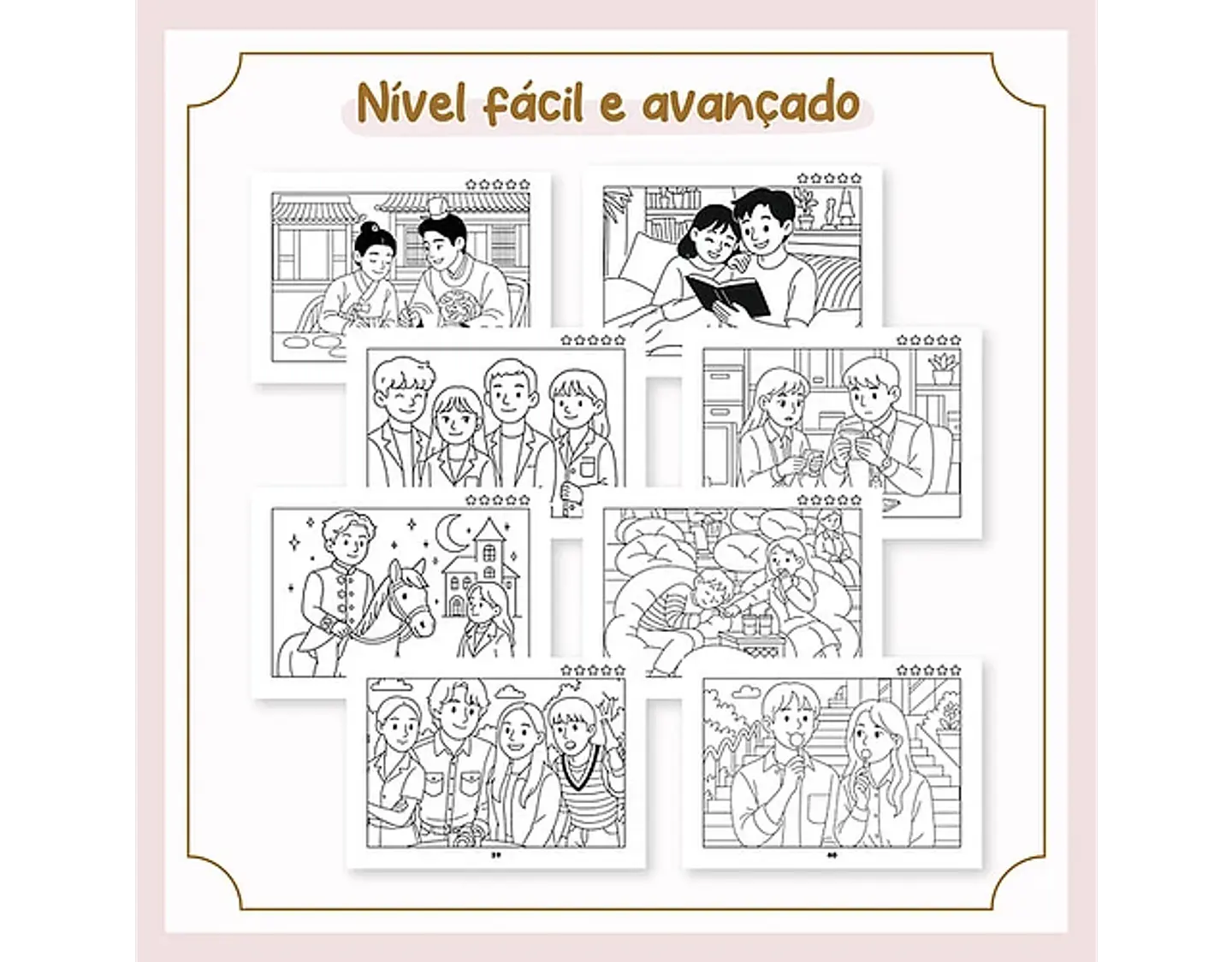 Arquivo livro de colorir color mood K- drama - PAPEL SORRISO 2