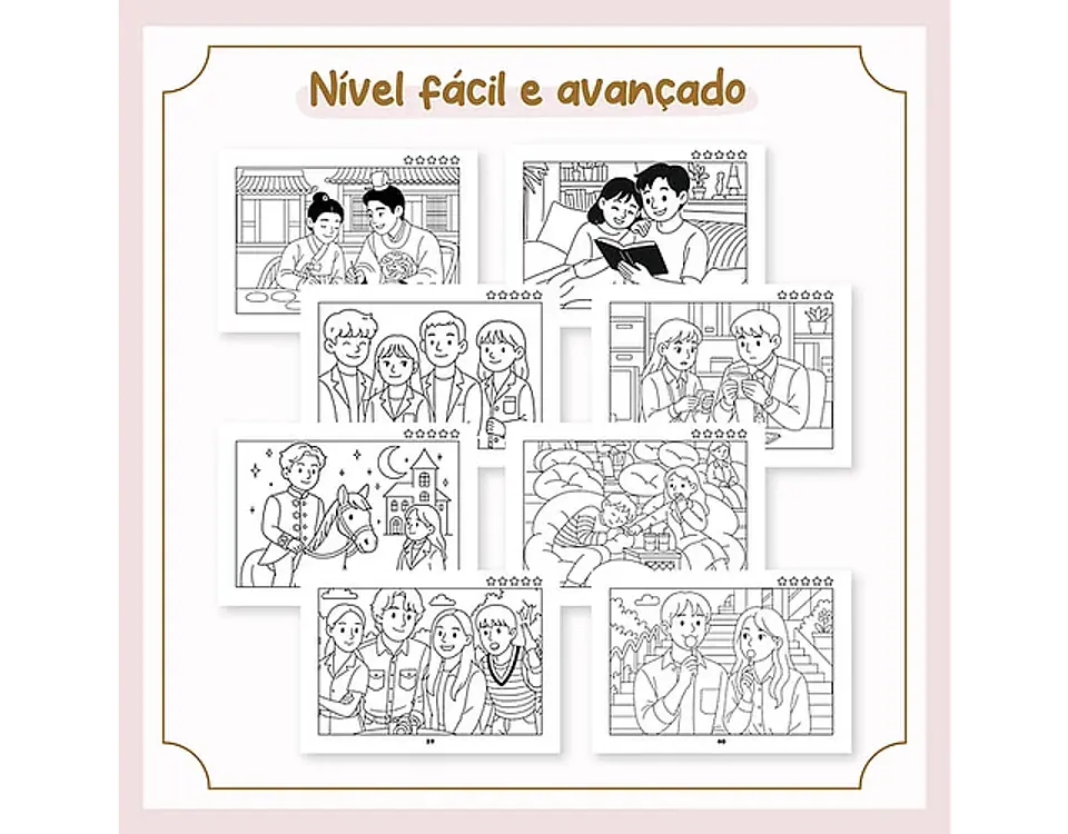 Arquivo livro de colorir color mood K- drama - PAPEL SORRISO 2