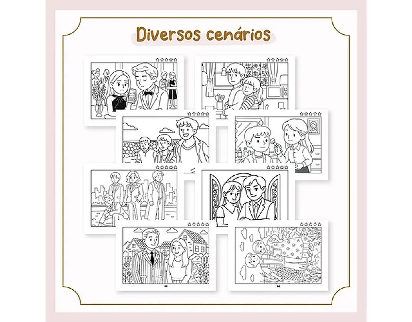 Arquivo livro de colorir color mood K- drama - PAPEL SORRISO 4