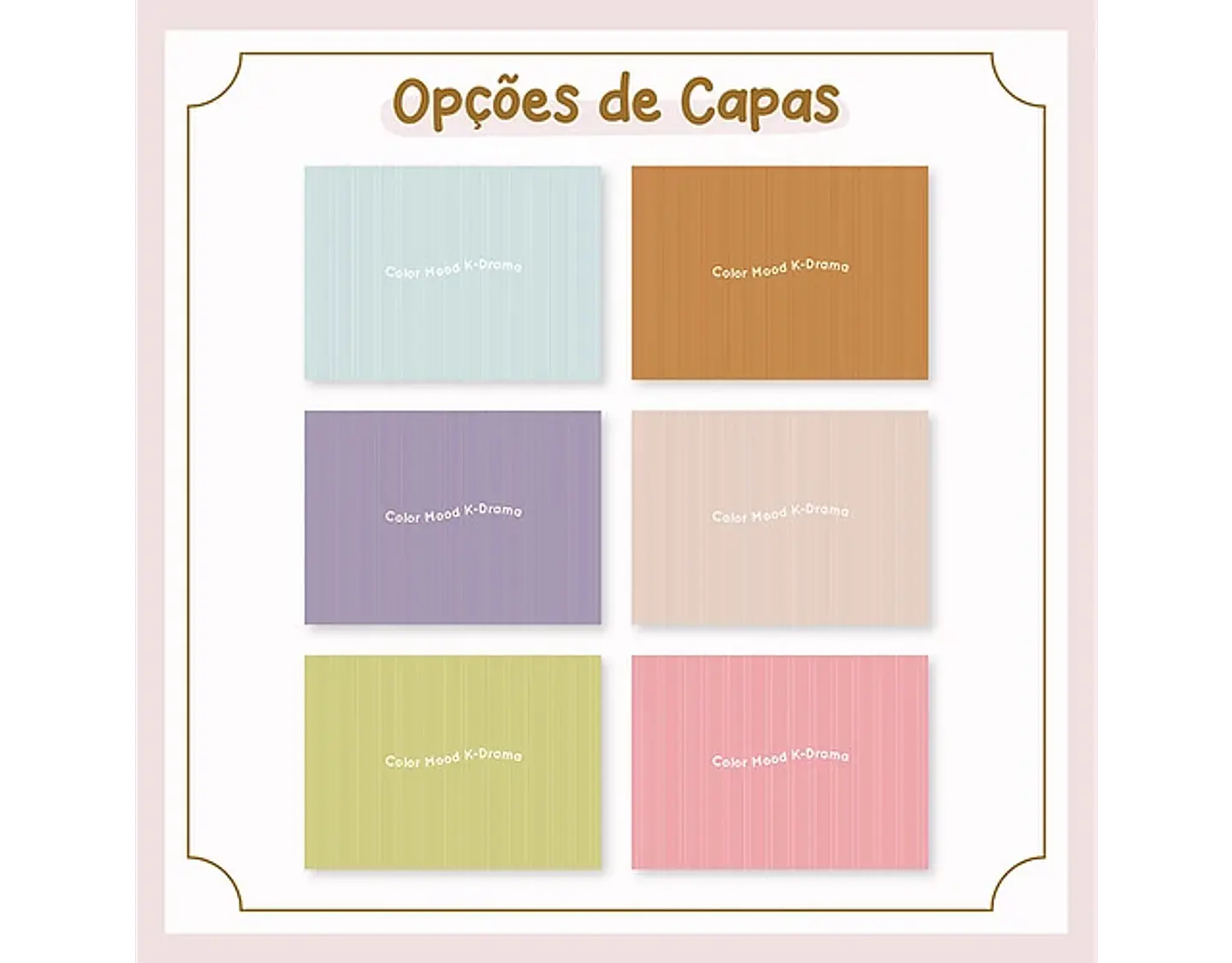 Arquivo livro de colorir color mood K- drama - PAPEL SORRISO 6