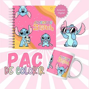 Arquivo livros de colorir Stitch Adventure - LÊ POLY