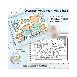 Arquivo colorindo momentos mãe e filho - ENCADERNA COM AMOR