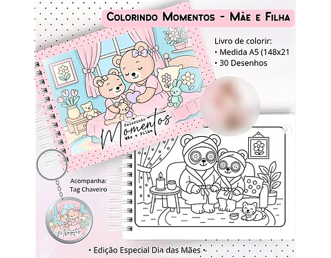 Arquivo colorindo momentos menina - ENCADERNA COM AMOR