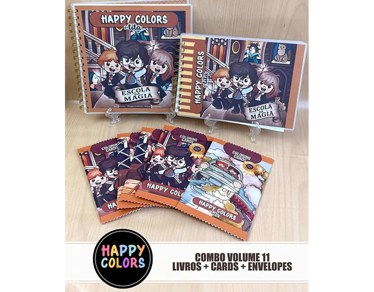 Arquivo Happy Colors Escola de Magia Harry Potter -  3
