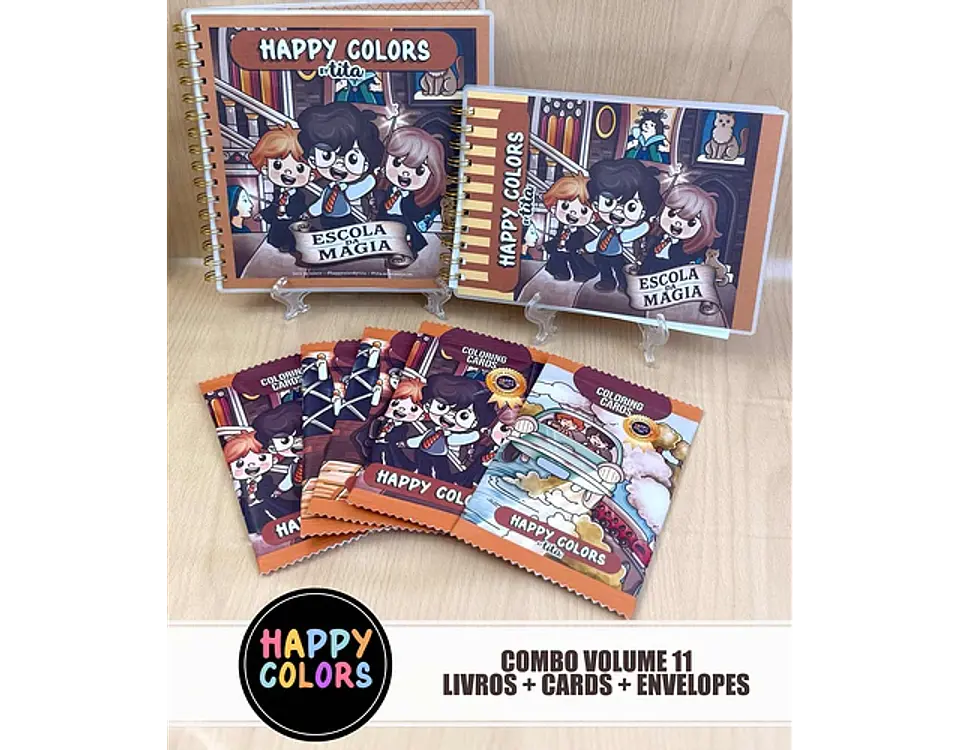 Arquivo Happy Colors Escola de Magia Harry Potter -  3