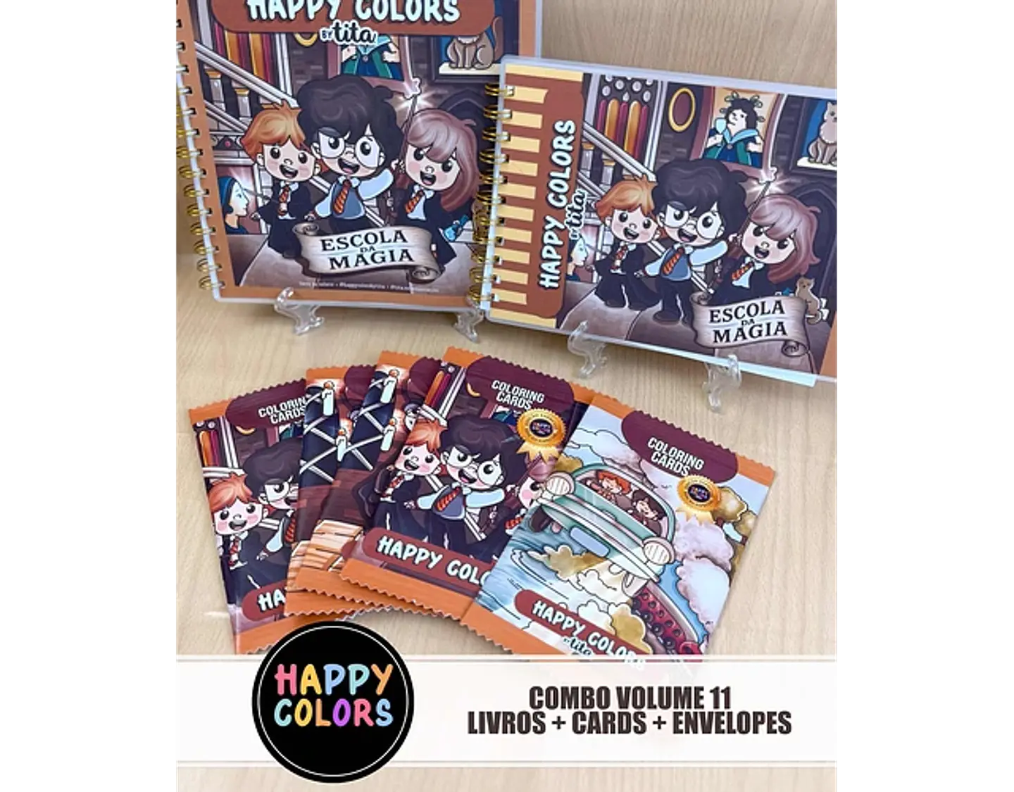 Arquivo Happy Colors Escola de Magia Harry Potter -  1