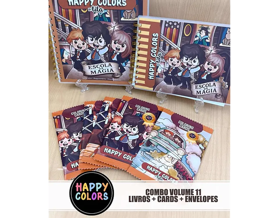 Arquivo Happy Colors Escola de Magia Harry Potter -  1