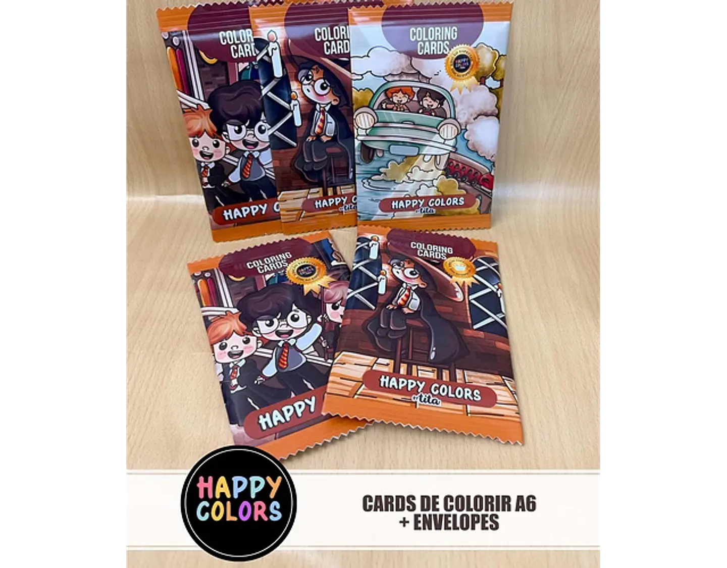 Arquivo Happy Colors Escola de Magia Harry Potter -  10