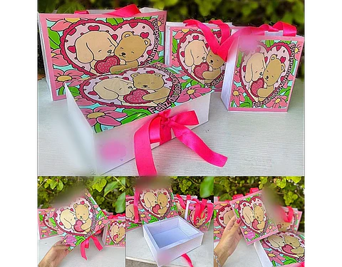Arquivo dia dos namorados Bobbie goods Caixa presente + Sacolas - MARY CRIAÇÕES