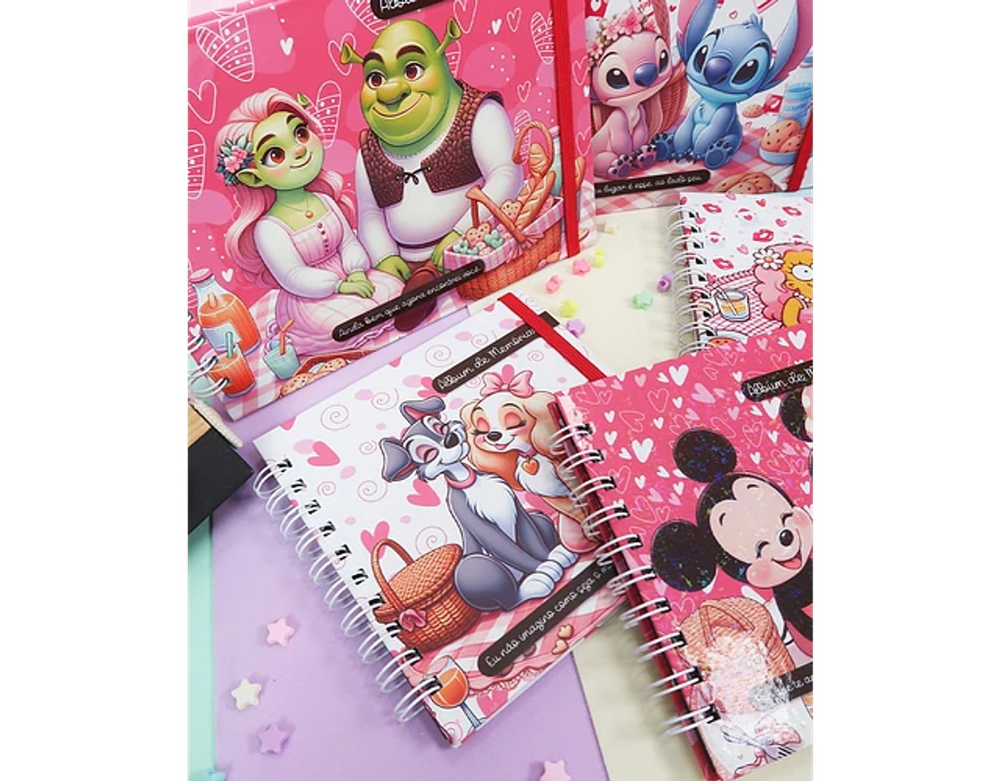 Arquivo dia dos namorados pack de capas álbum de memórias - MP 5