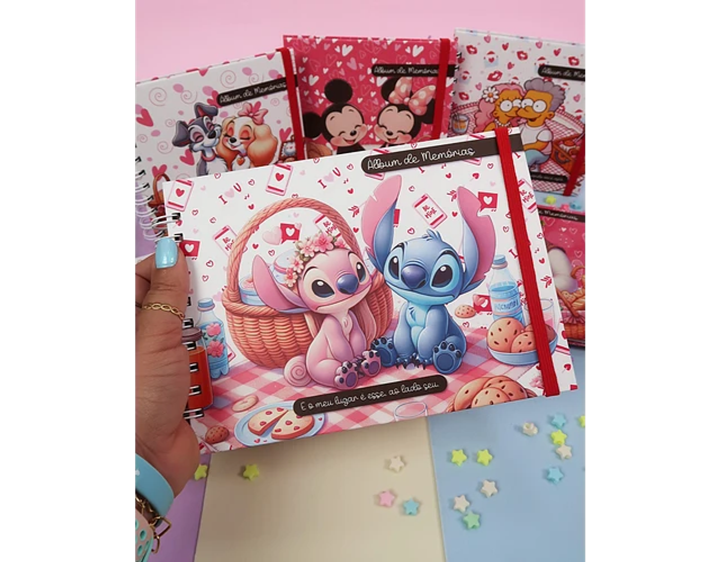 Arquivo dia dos namorados pack de capas álbum de memórias - MP 9