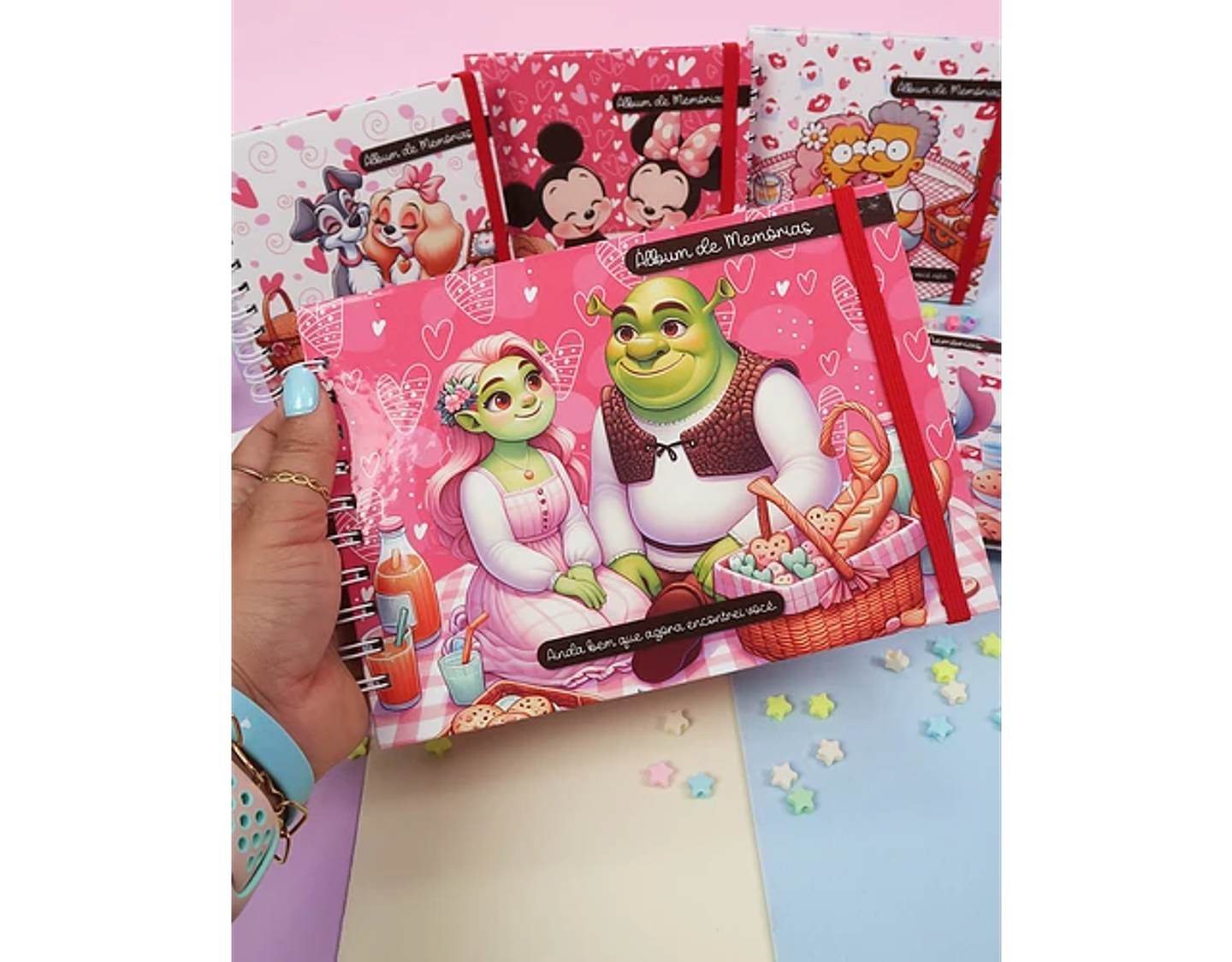 Arquivo dia dos namorados pack de capas álbum de memórias - MP 10