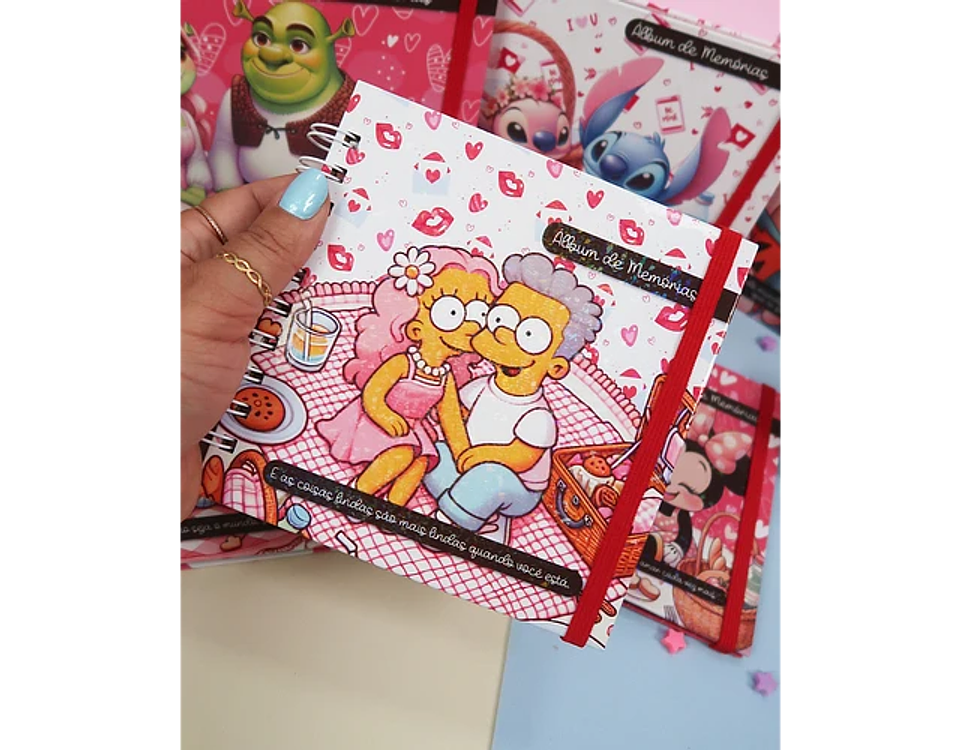 Arquivo dia dos namorados pack de capas álbum de memórias - MP 12