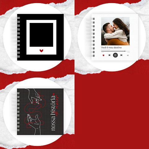 Arquivo dia dos namorados albúm de fotos encadernado - LETTERINHAS