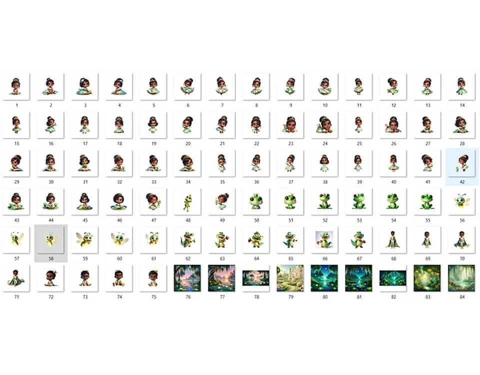 Kit Digital Princesinha Tiana - MIKITIS 2