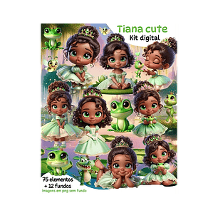 Kit Digital Princesinha Tiana - MIKITIS