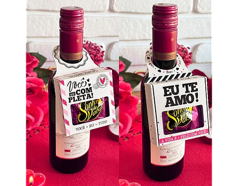 Arquivo dia dos namorados porta bombom para garrafa - ILUSTRACIN