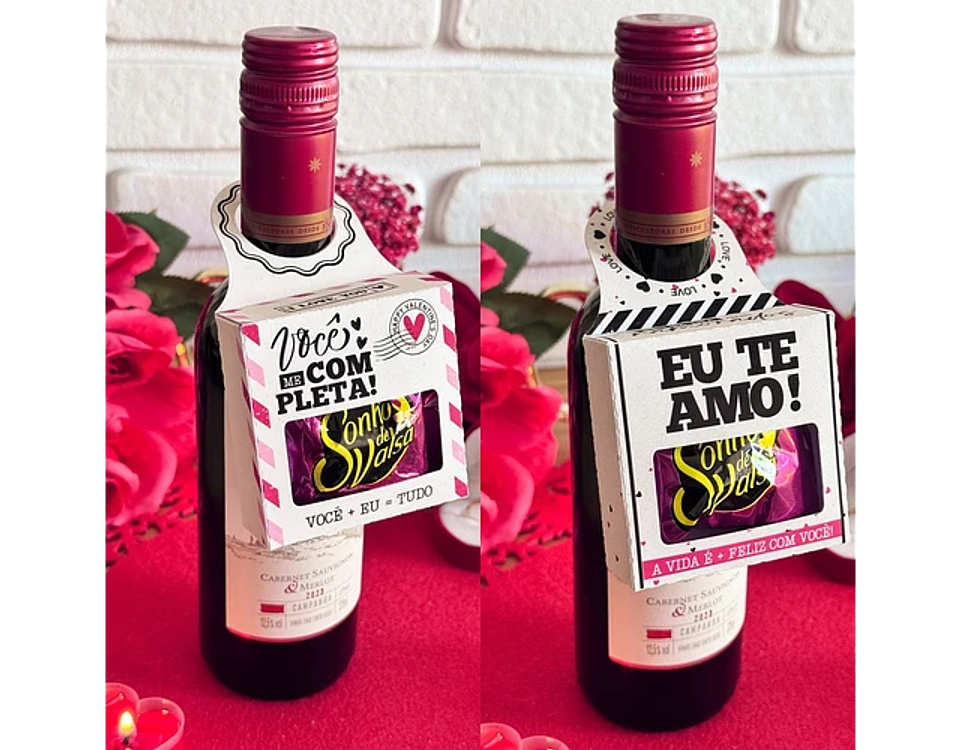 Arquivo dia dos namorados porta bombom para garrafa - ILUSTRACIN 1