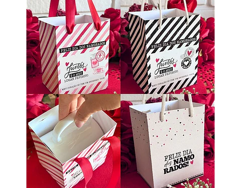 Arquivo dia dos namorados sacola para canecas 10,5x8,5x14 - ILUSTRACIN