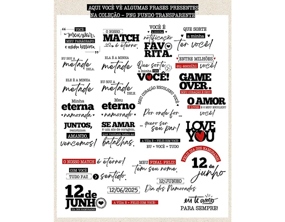 Kit Digital dia dos namorados - ILUSTRACIN 4