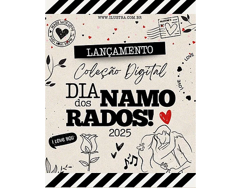 Kit Digital dia dos namorados - ILUSTRACIN