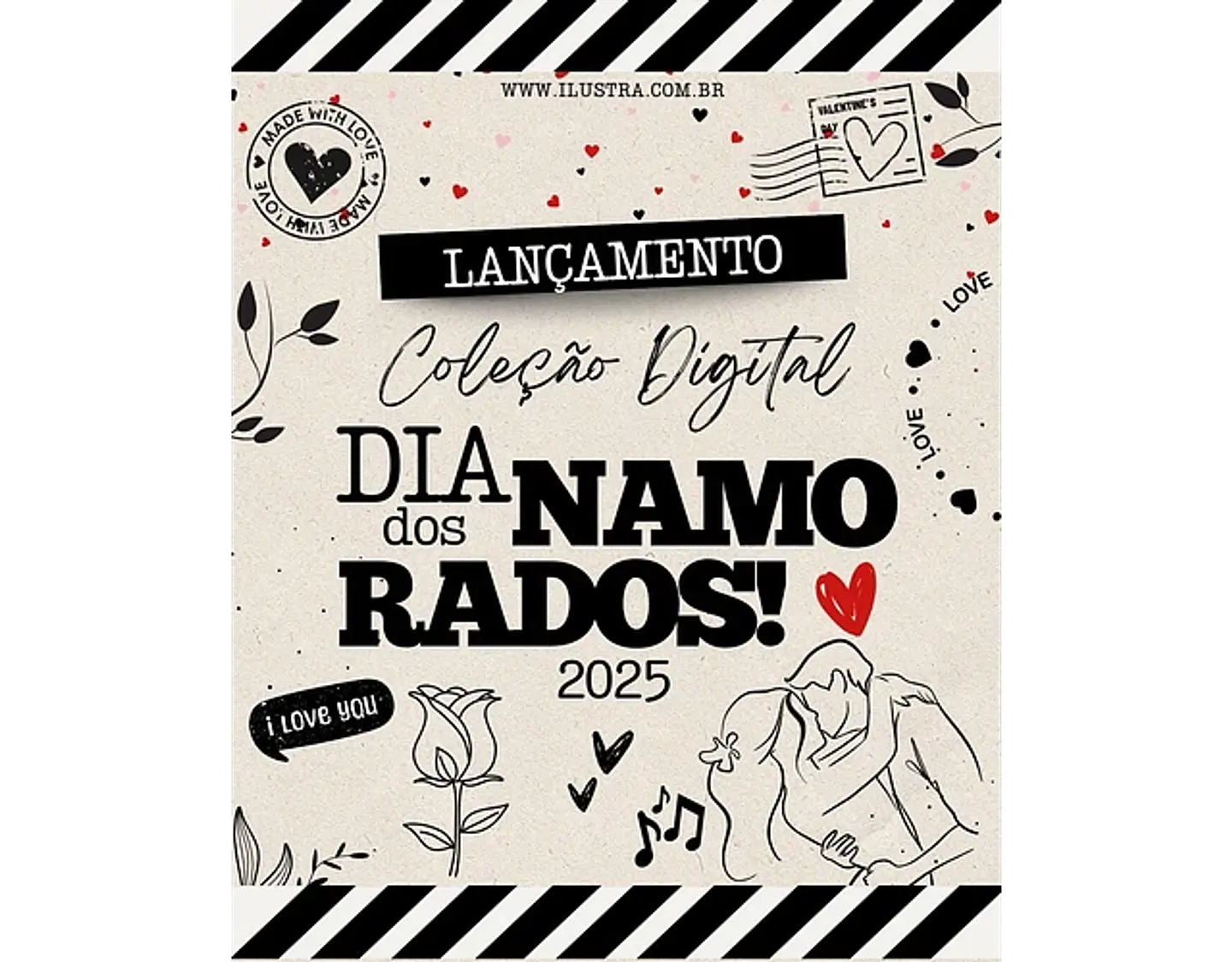 Kit Digital dia dos namorados - ILUSTRACIN 1