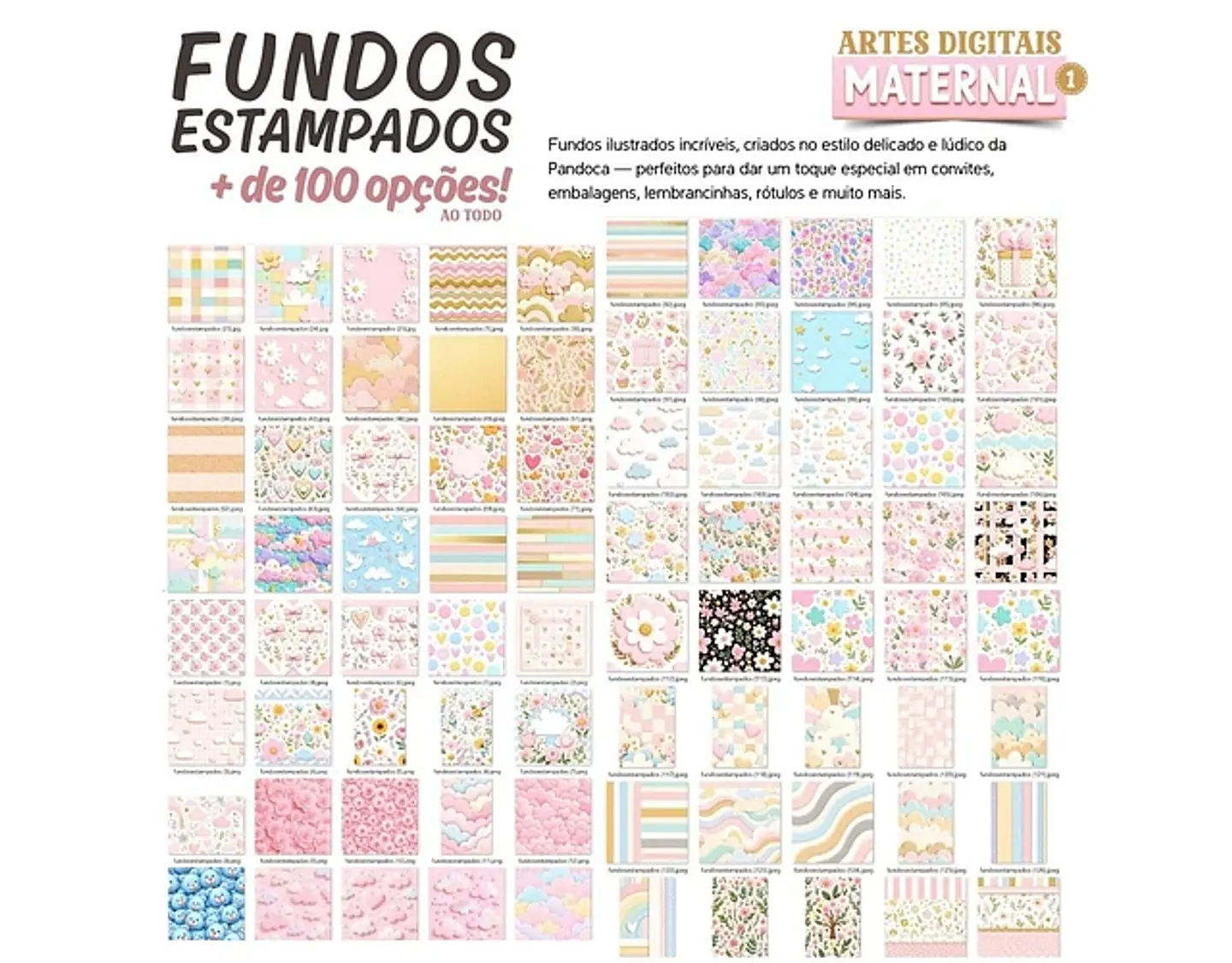 Kit Digital Maternidade - PANDOCA 10