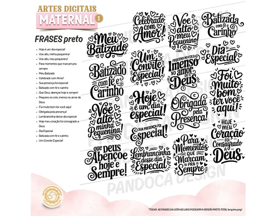 Kit Digital Maternidade - PANDOCA 11