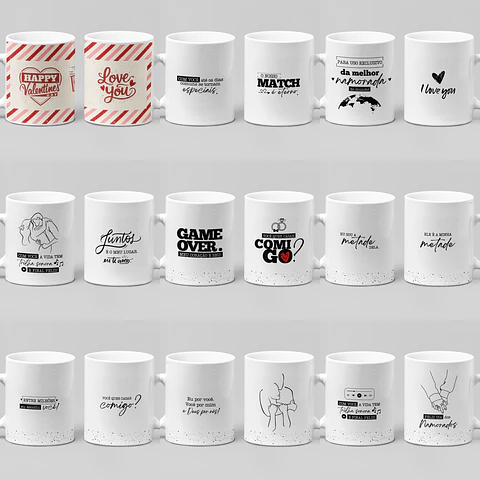 Arquivo dia dos namorados Canecas - ILUSTRACIN