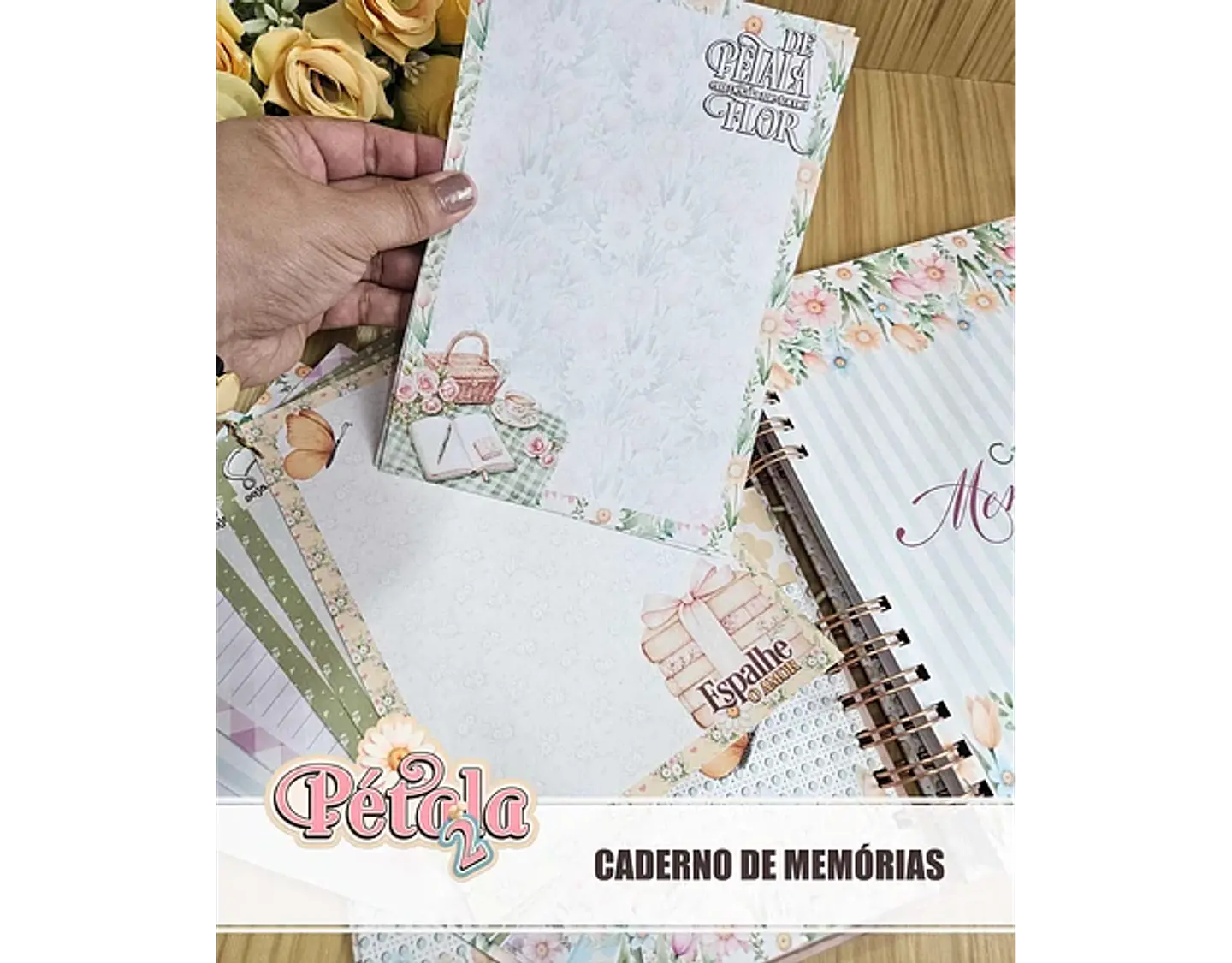 Arquvo Encadernação Coleção Pétala 2 13