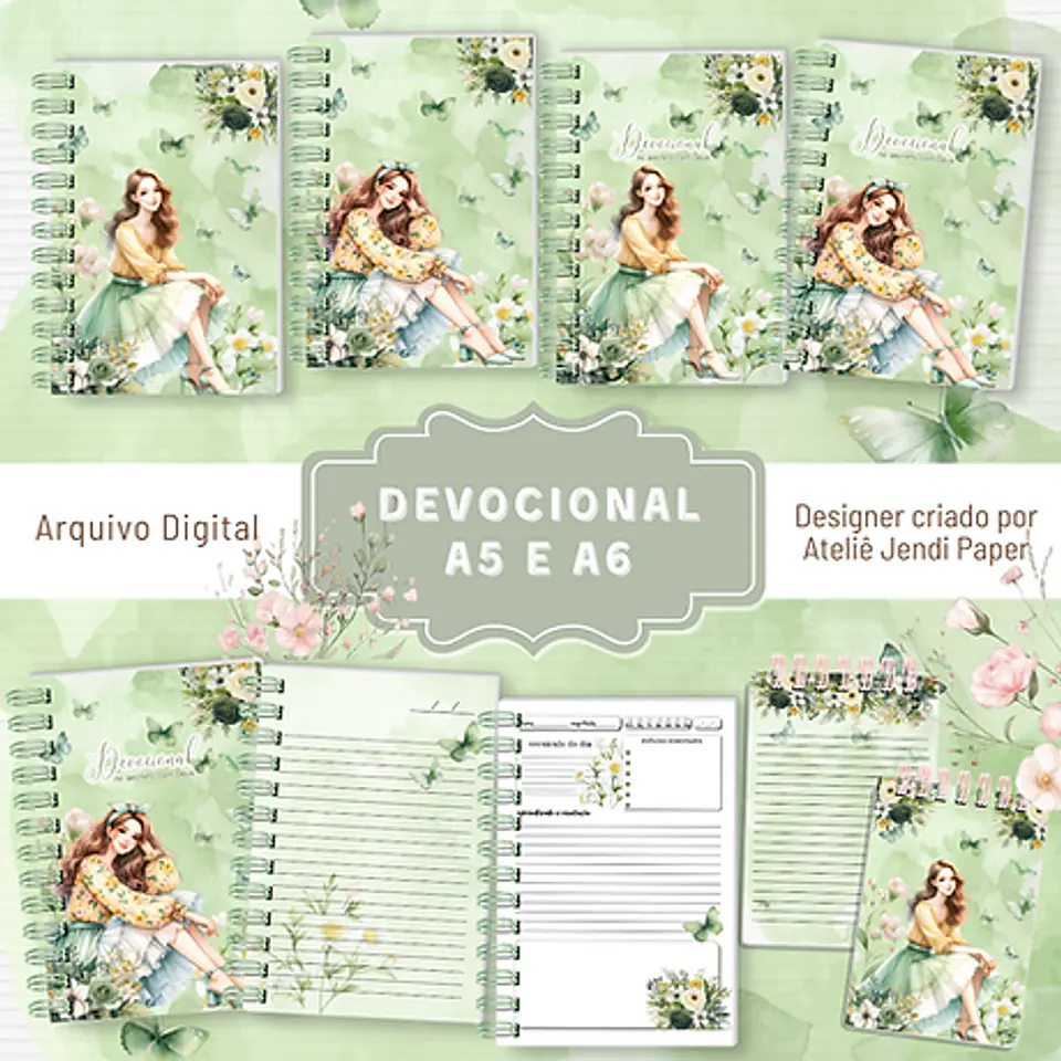 Arquivo coleção devocional mulher verde - JENDI 1