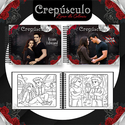 Arquivo livro de colorir Crepúsculo - PAMELLA