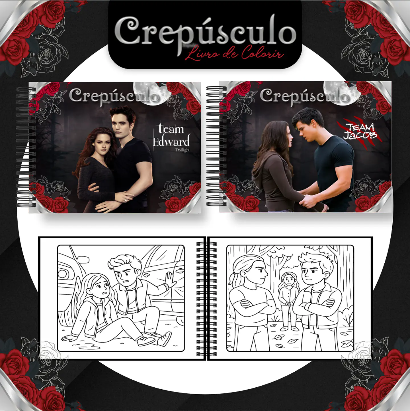Arquivo livro de colorir Crepúsculo - PAMELLA 1