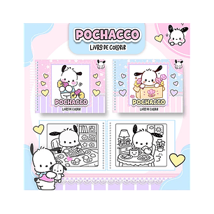Arquivo livro de colorir Pochacco - PAMELLA