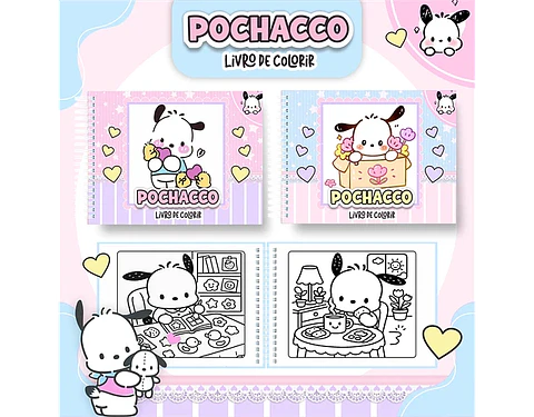 Arquivo livro de colorir Pochacco - PAMELLA