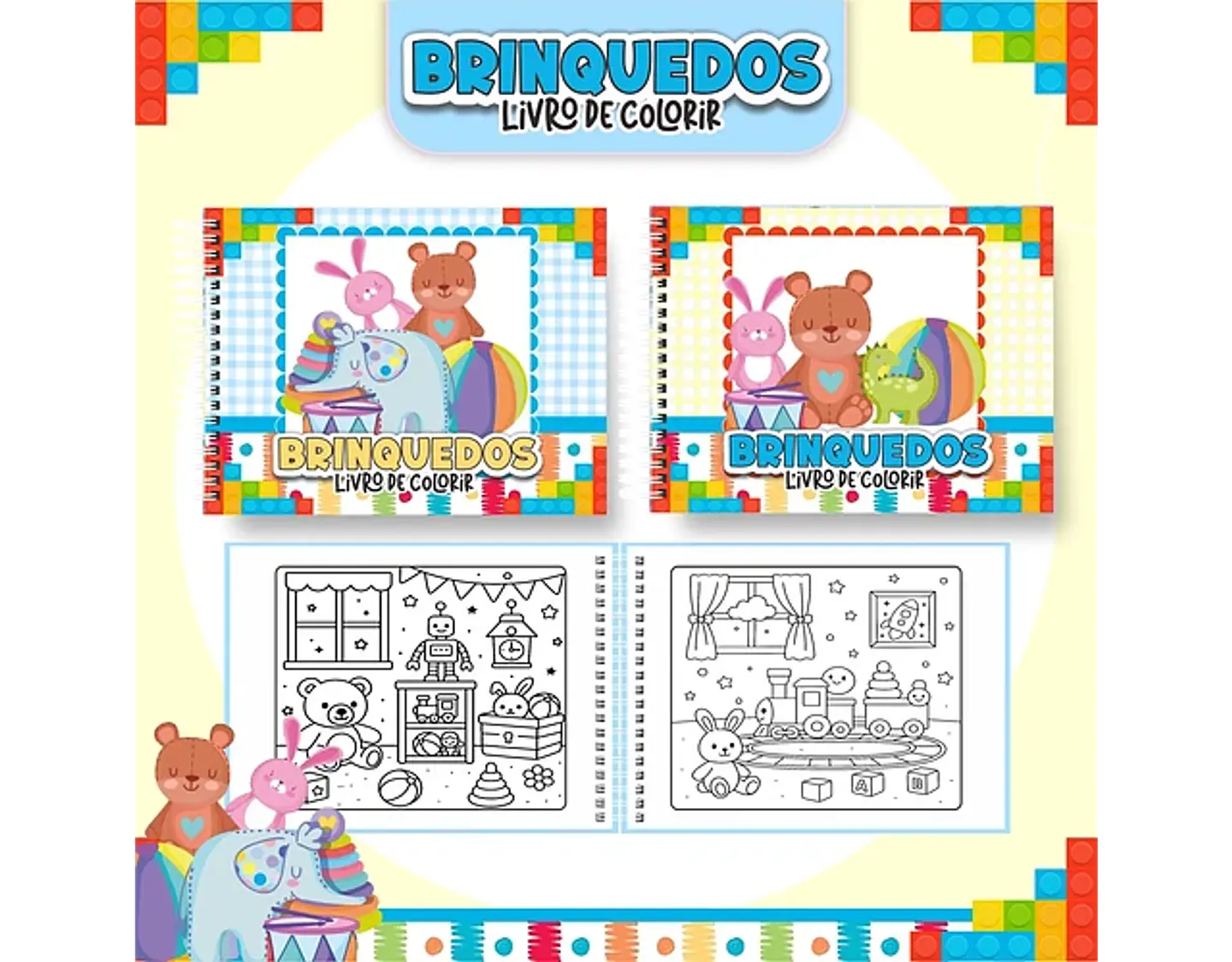 Arquivo livro de colorir brinquedos - PAMELLA 1
