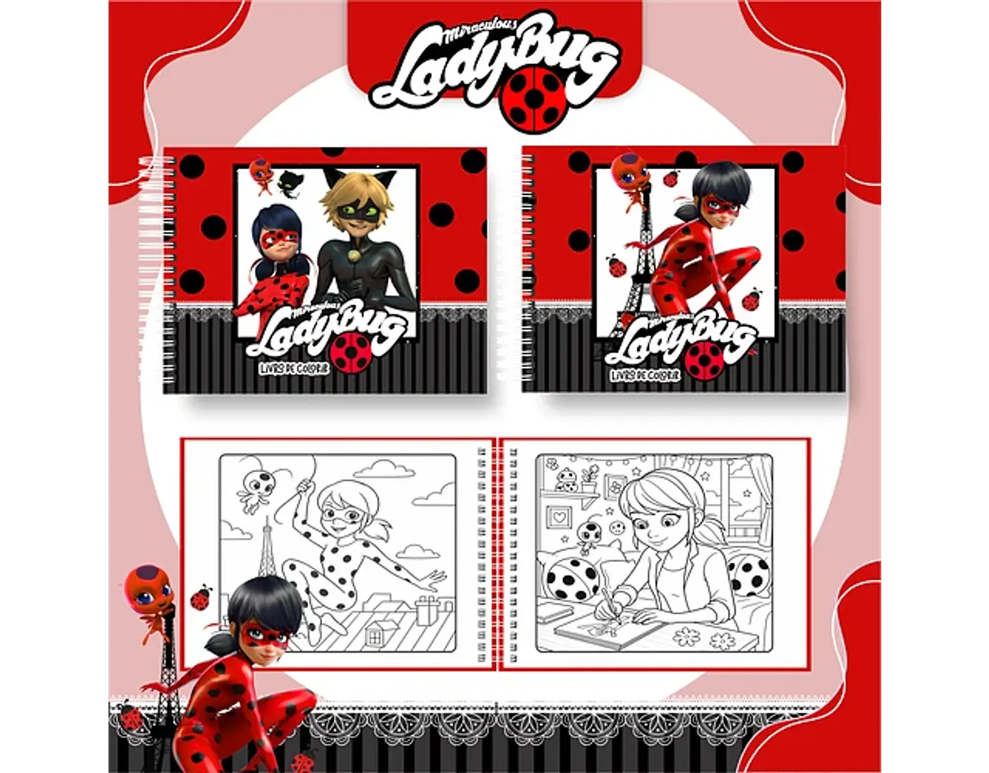 Arquivo livro de colorir Lady Bug - PAMELLA 1