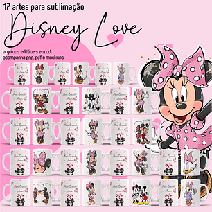 Arquivo dia dos namorados canecas Disney Love 139 - ANA MELIM