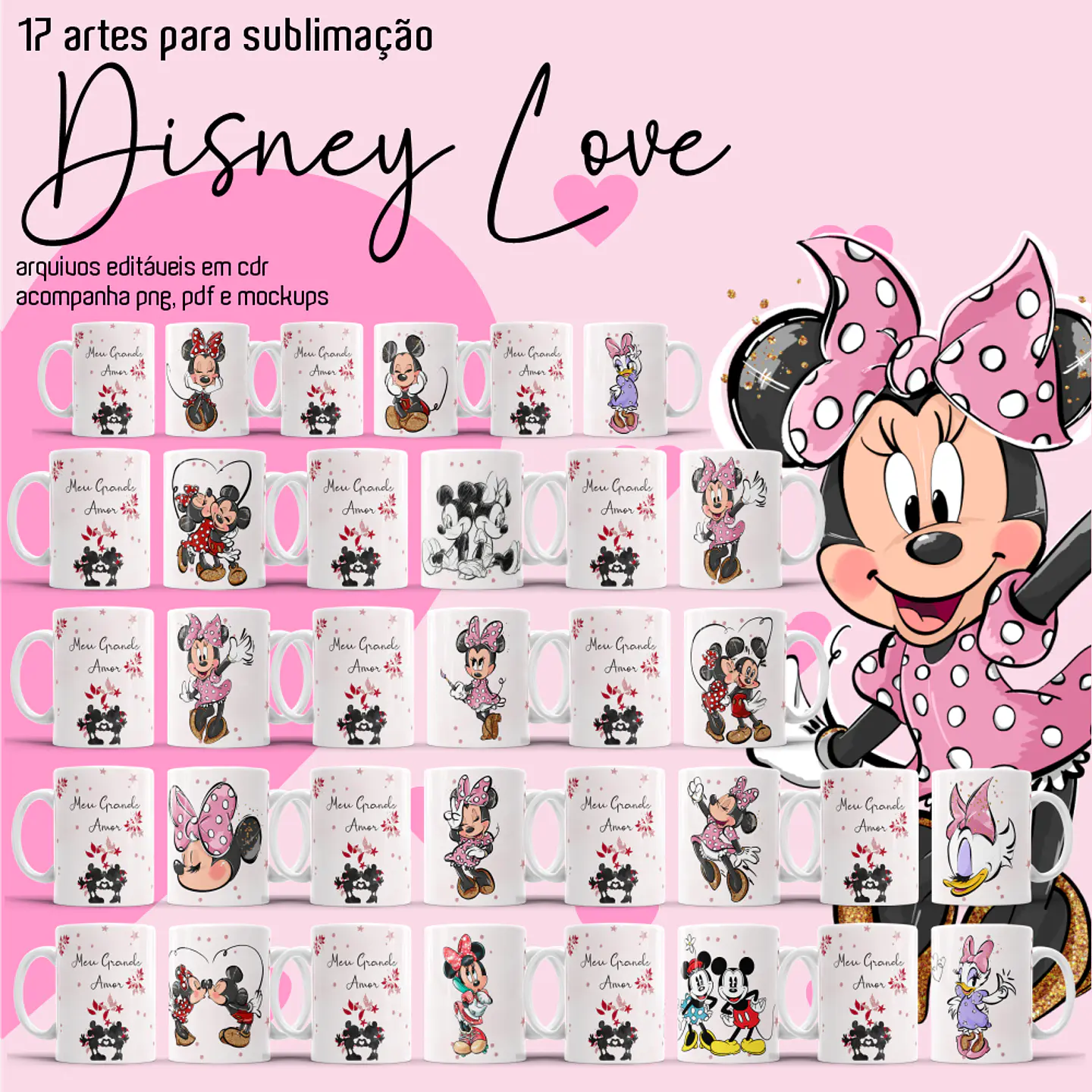 Arquivo dia dos namorados canecas Disney Love 139 - ANA MELIM 1