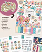 Kit Digital combo pássaros ilustrações e papéis - TITA - Thumbnail 1